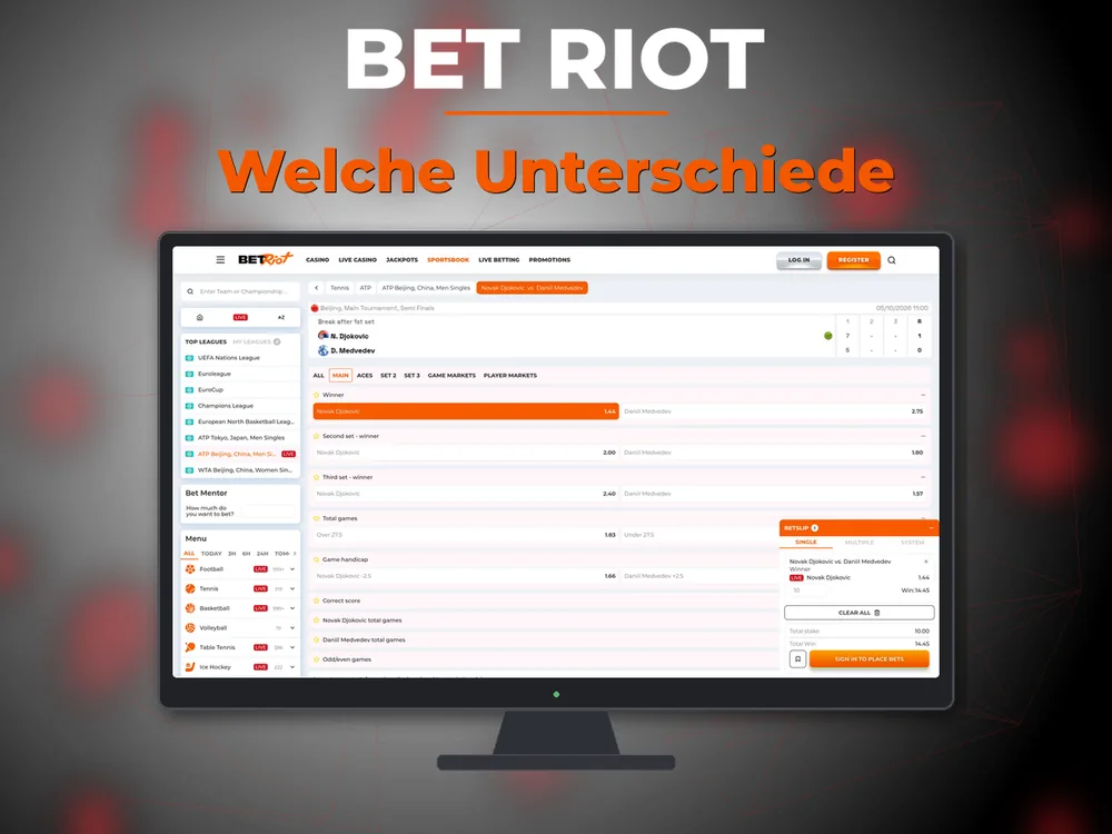 Bet Riot - Welche Unterschiede