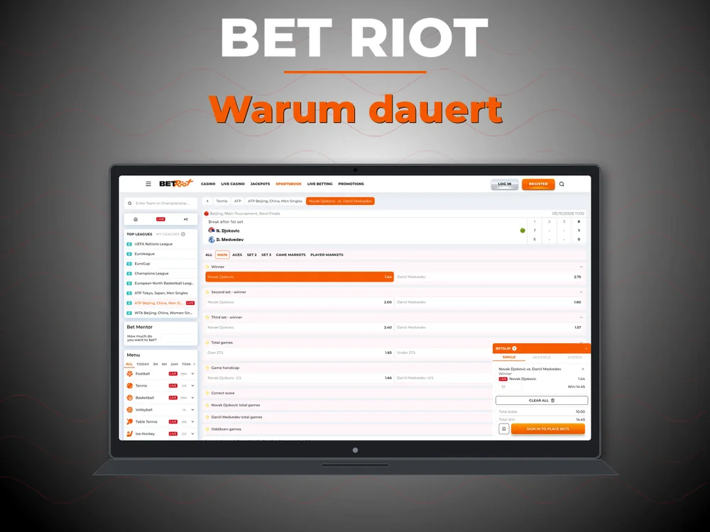 Bet Riot - Warum dauert