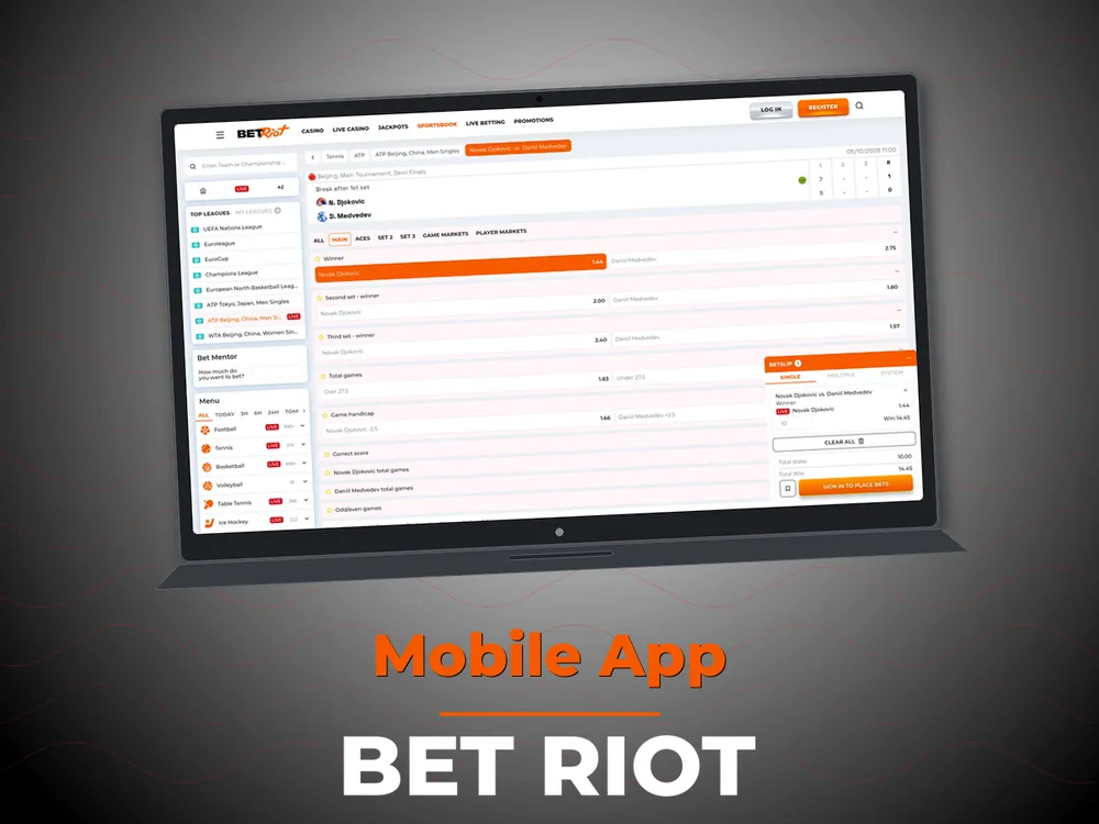Bet Riot - Mobile App