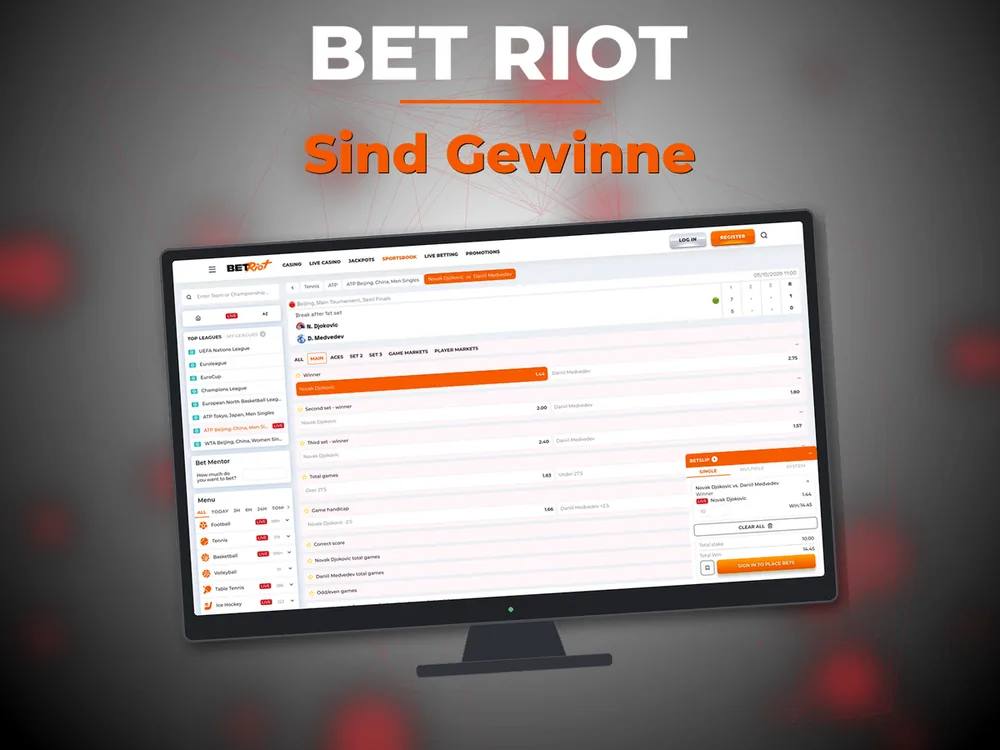 Bet Riot - Sind Gewinne