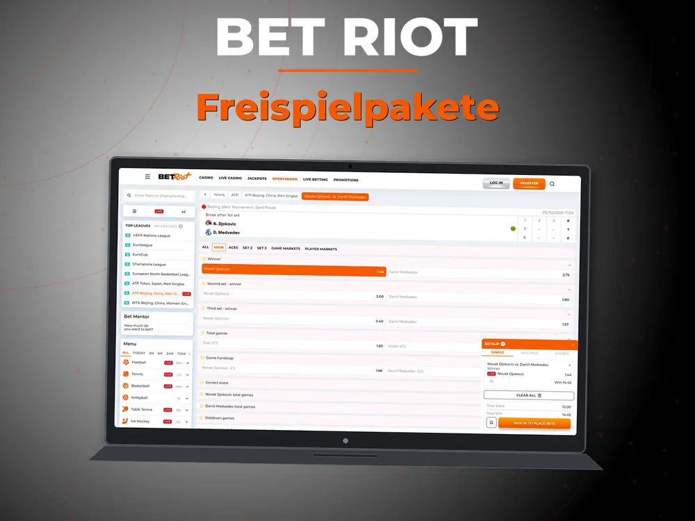 Bet Riot - Freispielpakete